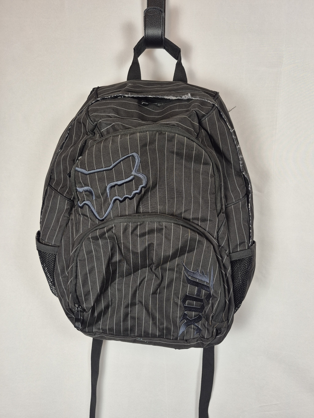 VTG Y2k Fox Black Pinstripe Men's Backpack